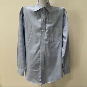 Ralph Lauren Light Blue Pinstripe Men’s Dress Shirt